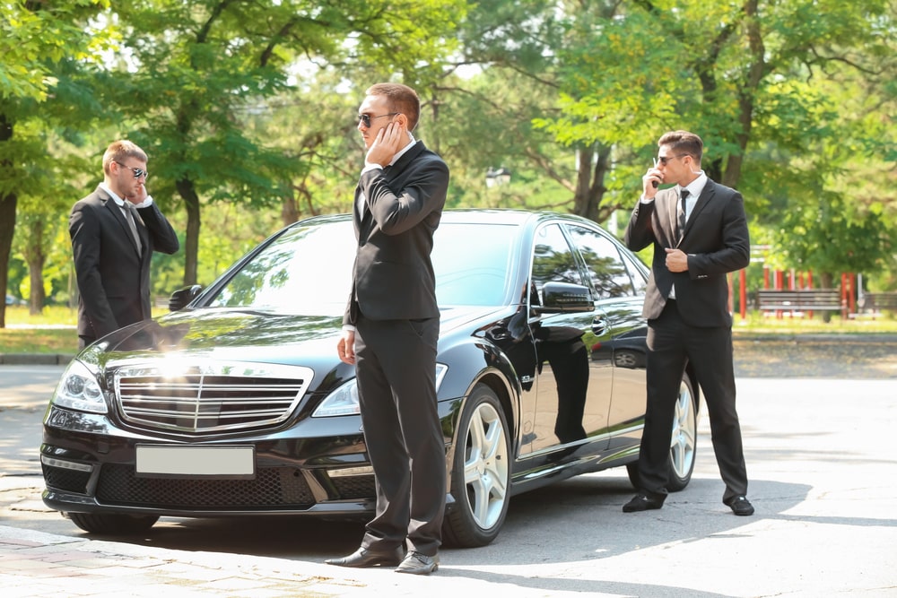  Bodyguard service Formal style