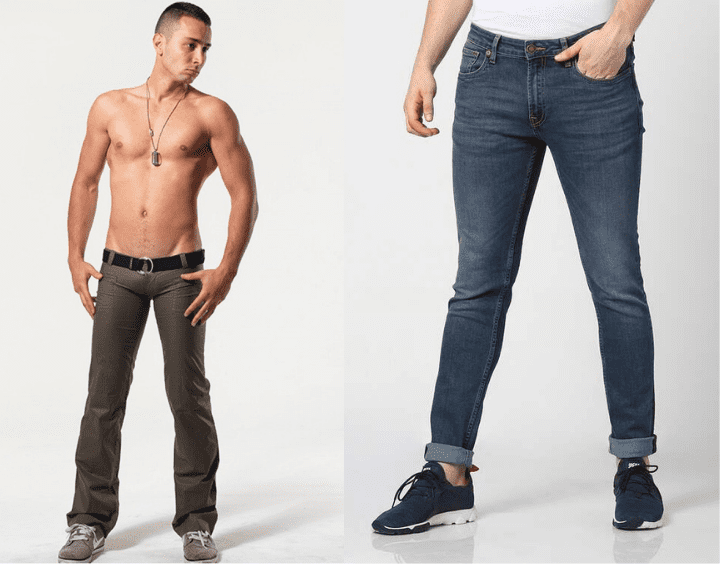 شلوار جین فاق کوتاه مردانه